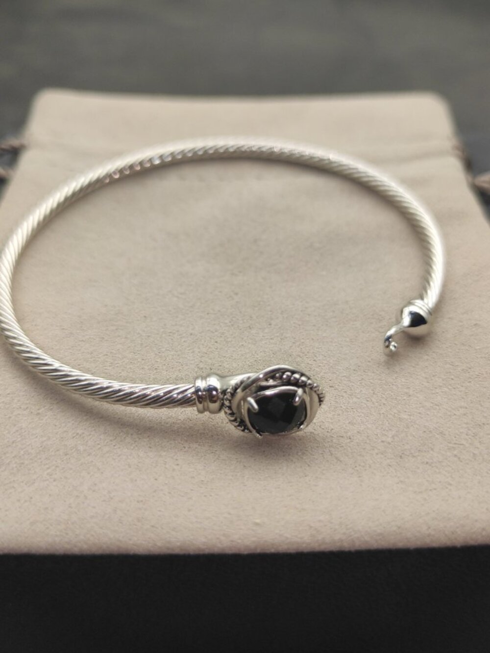 David Yurman 925 Silver Bracelets With Original View 2